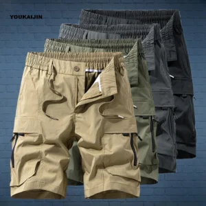 Men's Summer Cargo Shorts Quick Dry